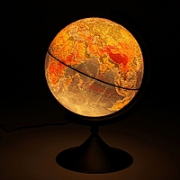 Глобус физический диаметр 210мм "Классик" с подсветкой