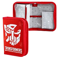 Пенал 1 секция откидной карман и космет 140*210 Трансформеры