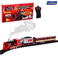 Железная дорога «Скорый поезд», радиоуправление, эффект дыма