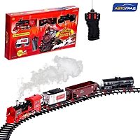 Железная дорога «Скорый поезд», радиоуправление, эффект дыма