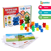 IQ-ZABIAKA Развивающий набор "Логические задания" с мишками