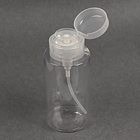 Баночка с дозатором для жидкостей, 300 мл, цвет белый/прозрачный