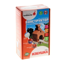 Конструктор керамический для детского творчества "Изба", 37 деталей
