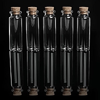 Баночки для хранения бисера, d = 2,2 × 6 см, 5 шт