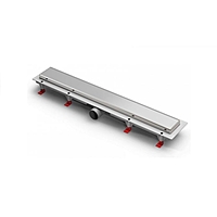 Трап MCH CH 750 KN, d=40 мм, линейный, 750х60х1,5 мм, мокрый и сухой затвор, боковой слив