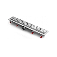 Трап MCH CH 550 M, d=40 мм, линейный, 550х60х1,5 мм, мокрый и сухой затвор, боковой слив