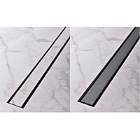 Трап MCH CH 750 KC, d=40 мм, линейный, 750х60х1,5 мм, мокрый/сухой затвор, бок.слив, черный   740239