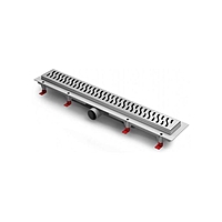 Трап MCH CH 750 H, d=40 мм, линейный, 750х60х1,5 мм, мокрый и сухой затвор, боковой слив