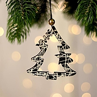 Новогодняя подвеска «Ёлочка» 7×8 см