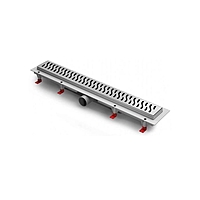 Трап MCH CH 650 H, d=40 мм, линейный, 650х60х1,5 мм, мокрый и сухой затвор, боковой слив