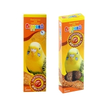Зерновые палочки "С мёдом" для попугаев, набор 2 шт, коробочка