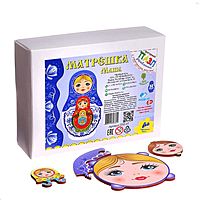 Пазл-конструктор Матрешка Маша деревянный 32 элемента
