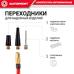 Компрессор автомобильный Autoprofi AKM-30 с сумкой