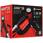 Компрессор автомобильный Autoprofi AKM-28 с сумкой