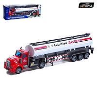 АВТОГРАД Грузовик инерционный "Бензовоз", 1:48
