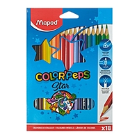 Карандаши трехгранные 18 цветов Color Peps