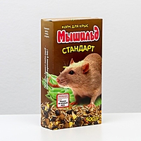 Зерновой корм "Мышильд стандарт" для декоративных крыс, 500 г, коробка