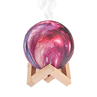 Увлажнитель HM-5, ультразвуковой "Планета", 1 Вт, 0,88 л,от USB, деревянная подставка