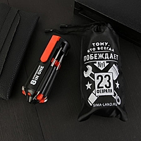 Фонарик-мультитул "Тому, кто всегда побеждает", 8 в 1