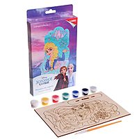 Роспись по дереву. Ёлочные игрушки «Эльза»