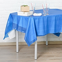 Скатерть "Праздничный стол", цвет синий, 137 х 183 см