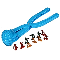 Набор снежколеп Граната+ солдатики  МИКС