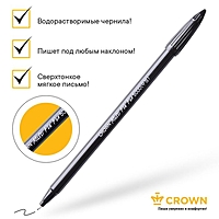 Ручка капиллярная Crown СМР-5000 чёрная, пластиковый пишущий узел