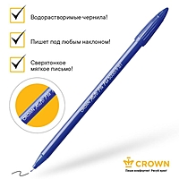 Ручка капиллярная Crown СМР-5000 синяя , пластиковый пишущий узел