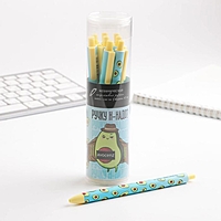 Автоматическая пластиковая шариковая ручка софт тач «Ручку Н-надо?», 0,7 мм цена за 1 шт