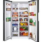 Встраиваемый холодильник Maunfeld MFF177NFB черный