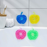 Мини-коврик для ванны "Яблоко", цвет МИКС