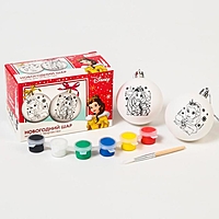 Набор для творчества "Новогодний шар" Принцессы + краски, набор 2 шт