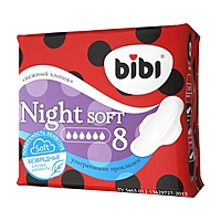 Прокладки «BiBi» Super Night Soft, 8шт