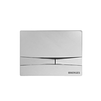 Кнопка управления BERGES NOVUM F3, для скрытых систем инсталляции, глянец/хром