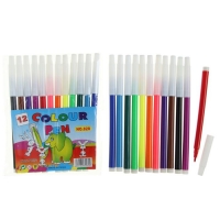 Фломастеры 12 цветов Школа талантов,невентилируемый колпачок