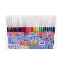 Фломастеры 24 цвета Школа талантов Принцесса,невентилируемый колпачок