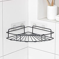 Полка угловая 30х22,5х5,5 см, цвет черный