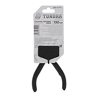 Кусачки торцевые TUNDRA mini, никелированные, обрезиненные рукоятки, 130 мм