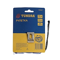Рулетка TUNDRA, пластиковый корпус, 10 м х 25 мм