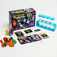 Набор для опытов Фиксики "Фиксиопыты Большой набор", 12 оптытов, Файер и Нолик