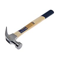 Молоток-гвоздодер TUNDRA, деревянная рукоятка, 500 г