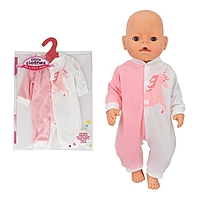 Одежда для пупса "Единорог" комбинезон