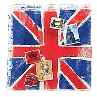 Набор салфеток для декупажа (10 штук) "Британский"