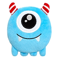 Мягкая игрушка-грелка "Монстрик Упс" с вишневыми косточками, 12 см 707