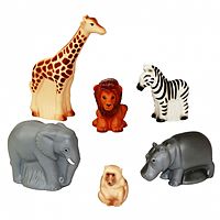 Набор резиновых игрушек Животные Африки