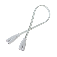 Провод соединительный для светильников, разъем L/N, 30 см, белый