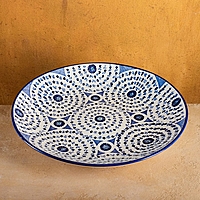 Ляган круглый Риштанская Керамика 42см