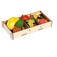 Набор "Фрукты на магнитах" в коробке 15 дет. арт.8405