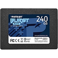 Накопитель SSD Patriot PBE240GS25SSDR Burst Elite, 240 Гб, SATA III