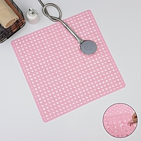 SPA-коврик для душевой кабины Доляна «Клеточка», 50×50 см, цвет МИКС